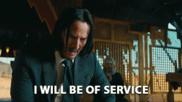 i will be of service keanu reeves