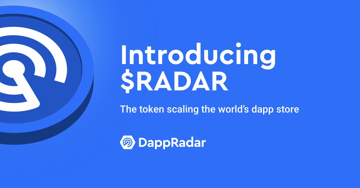 老牌數據網站DappRadar宣佈十二月發幣，無預售，僅計畫空投發行