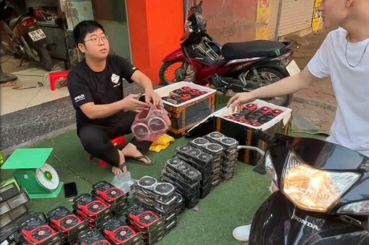In Vietnam they already sell graphics cards by weight in